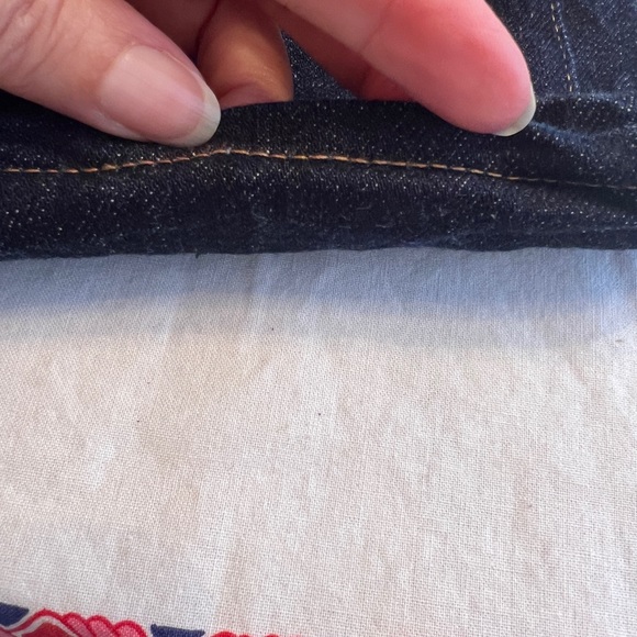 LEVIS VINTAGE CLOTHING- 505-0217 *31x 34- pls read below- rare RED LINE BIG E. - Picture 12 of 16